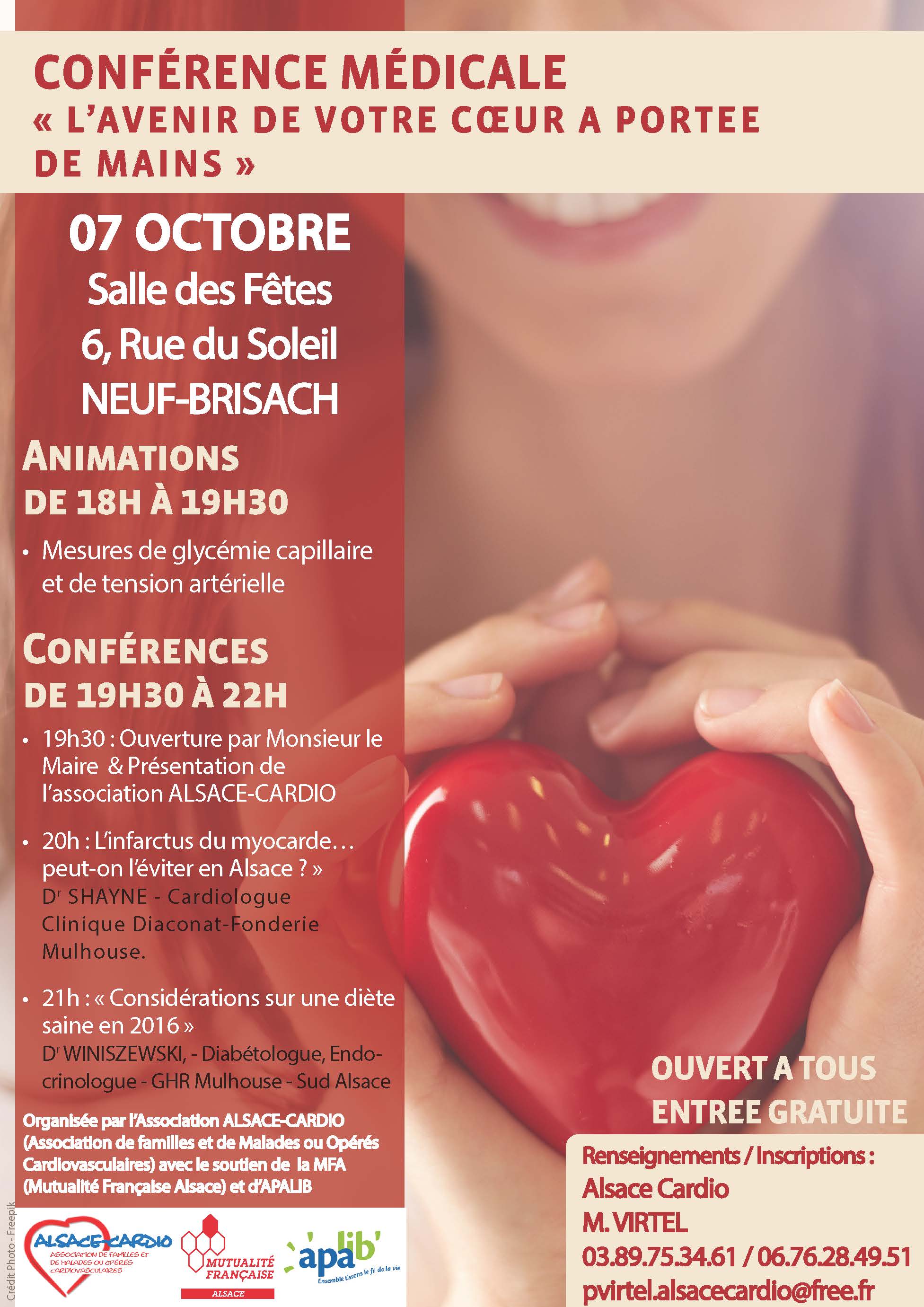 Conférence – L&rsquo;avenir de votre coeur à portée de mains