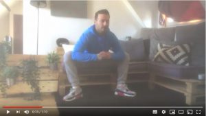 Jour 3 : travailler les étirements assis #restezenformechezvous